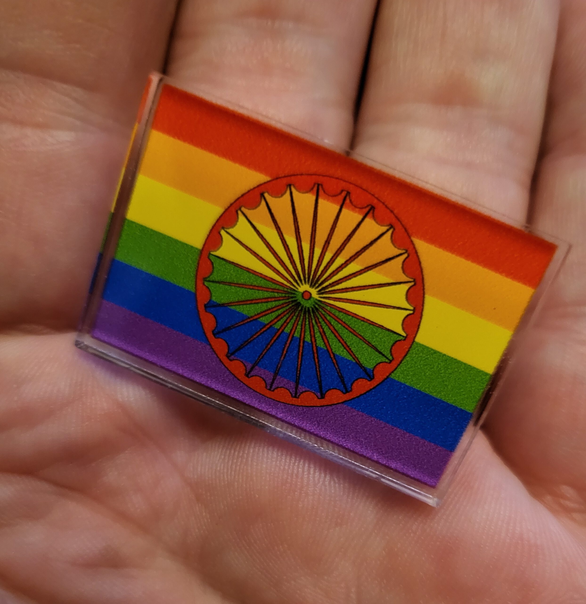 Roma Pride LGBTQI+ Pin